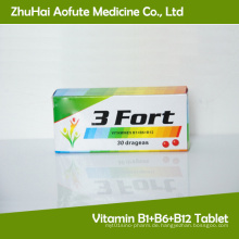 Vitamin B1 + B6 + B12 Tablette